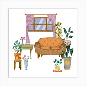 My cozy room Art Print