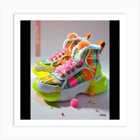 Colorful Sneakers Art Print