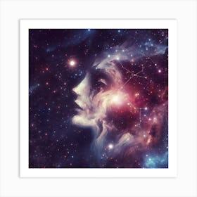 She is made of stars  Art Print