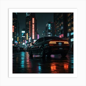 City At Night 2 Art Print