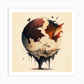 Rcycle World Blob C Art Print