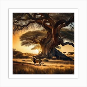 Lion King 12 Art Print