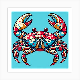 Crab pop Art Print