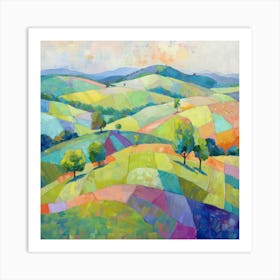 Colorful Landscape 2 Art Print