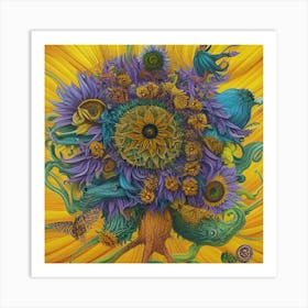 Sunflowers 8 Art Print