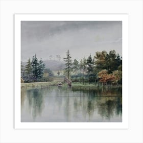 Pond In The Woods Art Print