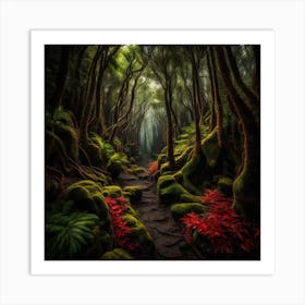 Mossy Forest Art Print