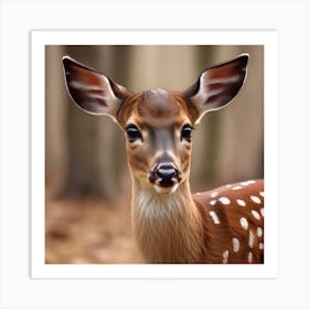 Fawn Portrait Art Print