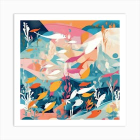 Fish In The Sea 1 Art Print