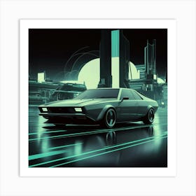 Futuristic Car 5 Art Print