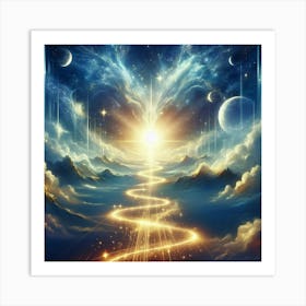 Heavenly Path 3 Art Print