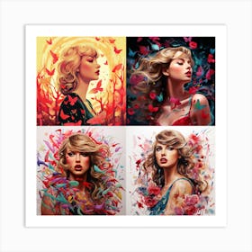 Taylor Swift Modern Portraits Art Print