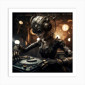 Steampunk Dj 9 Art Print