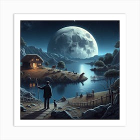 Last village on Earth Art Print