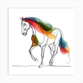 Creative Horse Visual 23 Art Print