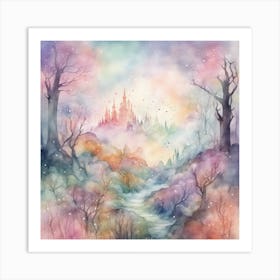 Mysitcal Forest 2 Art Print