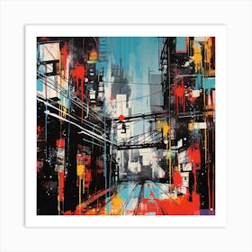 Graffiti Energy Art Print