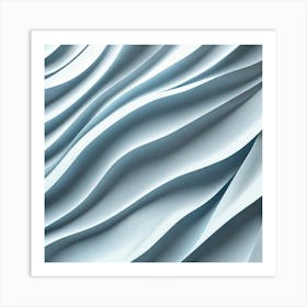 Abstract Wavy Pattern 3 Art Print