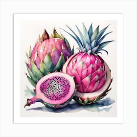 Dragonfruit Art Print