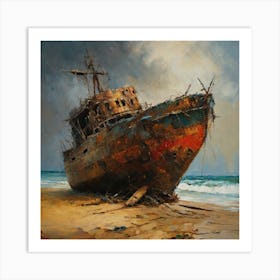 Shipwreck Art Print