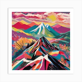 Mountain Landscape Art Print