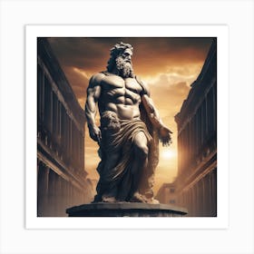 Statue Of Greece Art Print