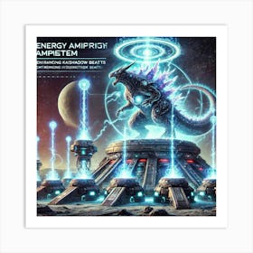 Energy Amplification Kaiju Abilities Converted Art Print