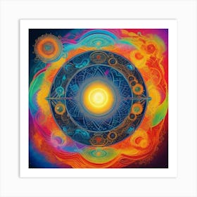 Psychedelic Art Art Print