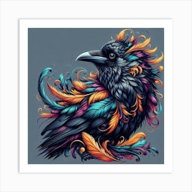 Crow 3 1 Art Print