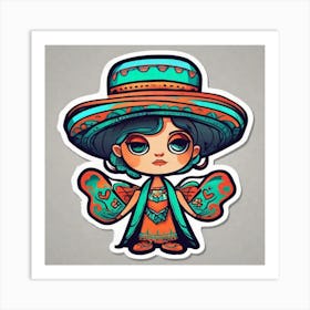 Mexican Girl 34 Art Print