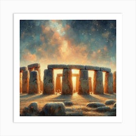 Stonehenge 1 Art Print