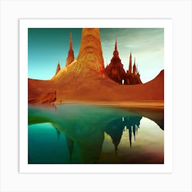 Desert - Desert Stock Videos & Royalty-Free Footage 1 Art Print