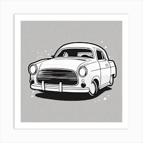 Vintage Car 1 Art Print