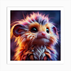 Cute Hamster Art Print