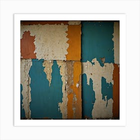 Peeling Paint 5 Art Print