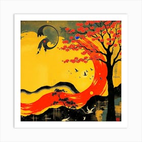 Asian Landscape 6 Art Print