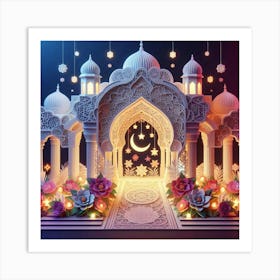 Islamic Eid Art Print