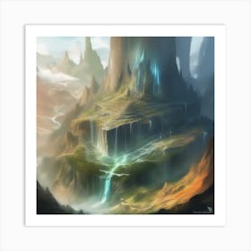 Fantasy Landscape Art Print