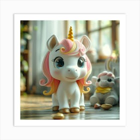 Little Unicorn 32 Art Print