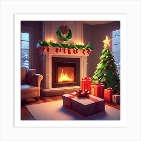 Christmas Tree 45 Art Print