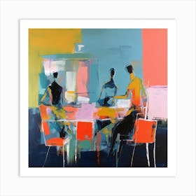 Business Meeting In The Office 7 Art Print