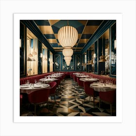 Dining Room 3 Art Print