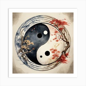 Yin Yang 2 Art Print