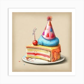 Birthday Cake 4 Art Print