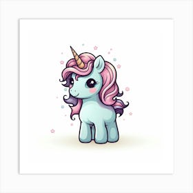 Cute Unicorn 119 Art Print