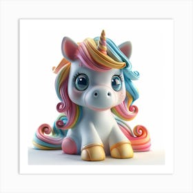 Unicorn 86 Art Print