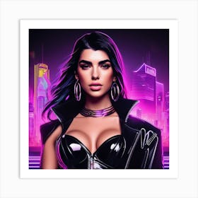 dua lipa art print portrait Art Print