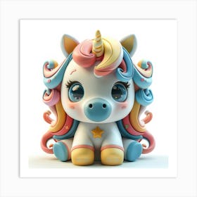 Unicorn 272 Art Print