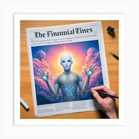 Financial Times 2 Art Print