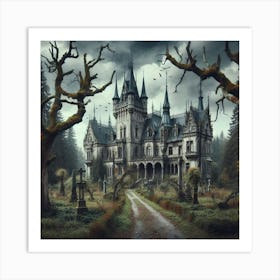 Haunted Castle Art Print